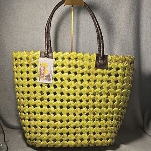 La Casa de Coralie Hand Woven Large Tote